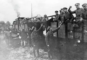 Absence: Soldiers on vacation, 1915