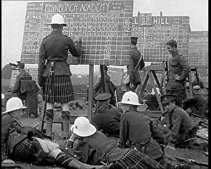 Bisley: Soldiers Watching A Shooting Competition In