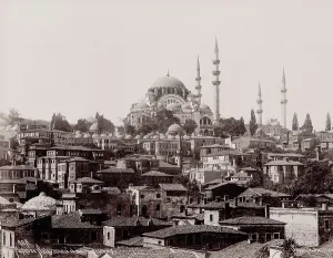 Suleymaniye: The Soleymaniye Mosque Constantinople, Istanbul, Turkey