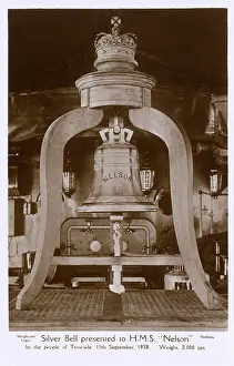 Dec15: A solid silver bell presented to the HMS Nelson