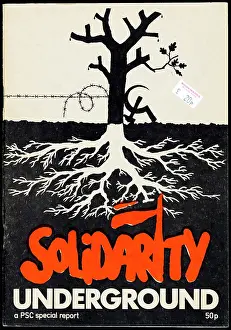 Henryk: Solidarity campaign: barbed wire hammer & sickle