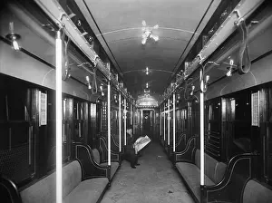 Ggbain: Solitary passenger in a commuter train in ?