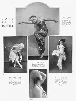 Diaghileffs: Four solo dancers, December 1923
