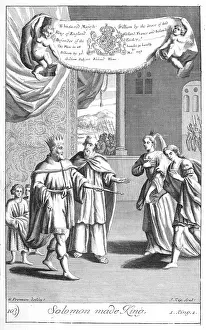 Reuben Luke Collection: Solomon crowned king