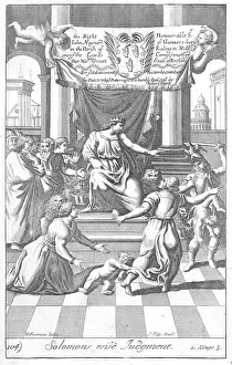 Reuben Luke Collection: Solomon giving Judgment