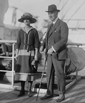 Industrialists: Solomon R. Guggenheim with one of his daughters