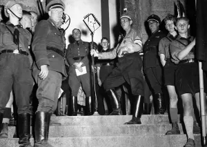 Councillor: Solstice fire at the Bismarck Observatory, 1934