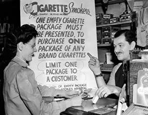 Scarcity: Solution for the wartime cigarette shortage. ?