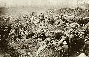 Rested: Somme troops keep in reserve counter attack WWI
