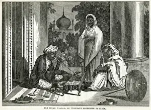 Craftsmen: Sonah wallah or itinerant goldsmith of India