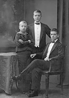 Dresden: The sons of King Frederick August III of Saxony, 1907