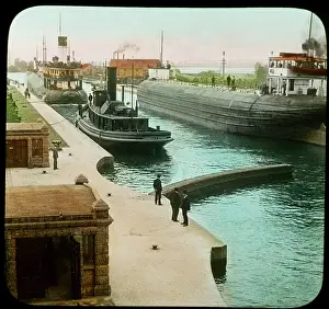Colgate: Soo Canal - Ships - Transportation