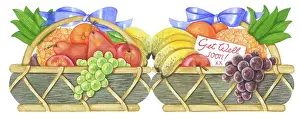 Pineapple: Get Well Soon Basket of Fruit