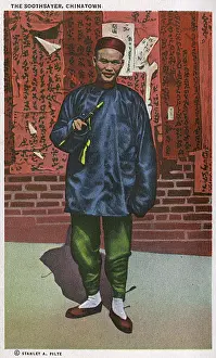 Telling: Soothsayer, Chinatown, San Francisco, California, USA