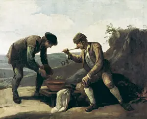 Banditry: The Sopa Boba or the Breakfast. 18th c. Anonymous