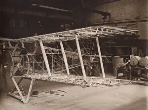 Snipe: Sopwith 7F1 Snipe E7987 during construction