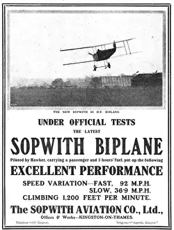 80hp: Sopwith 80hp Biplane 1913