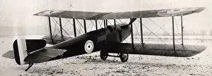 Brooklands: Sopwith B1 Bomber B1496 in the snow at Brooklands