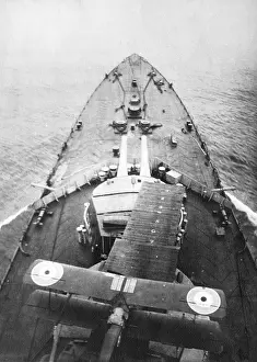 Repulse: Sopwith Camel on board HMS Repulse, WW1