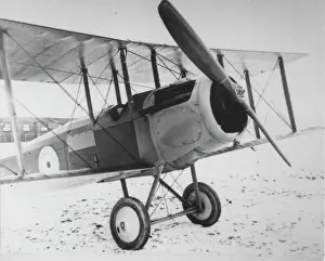 Forwd: Sopwith Type B1, (on the ground, forward view)