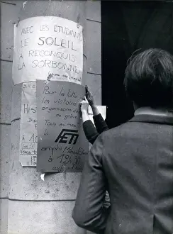 Sorbonne: Sorbonne student protest