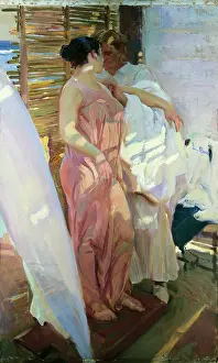 Postimpressionists: SOROLLA, Joaquin (1863-1923). After the bath