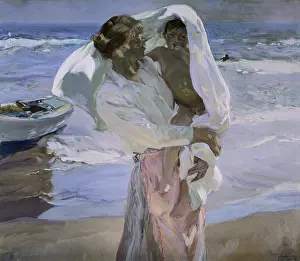 Sorolla: SOROLLA, Joaquin (1863-1923). After the Bath