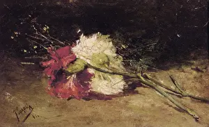 Postimpressionists: SOROLLA, Joaquin (1863-1923). Carnations. Post-Impressionism