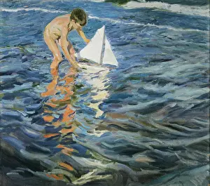 Postimpressionists: SOROLLA, Joaquin (1863-1923). The Little Sloop