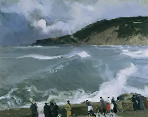 Sorolla: SOROLLA, Joaquin (1863-1923). Rompeolas de San