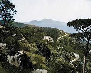 Capri: Sorrento, looking towards Capri, Italy