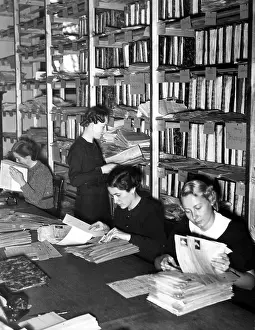 Entries: Sorting entries for the Honor Book of Large German Families