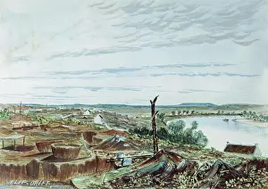 Iziko: Sorting and Washing Diamonds at Pniel, 1870