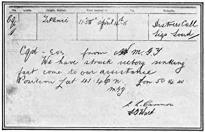 Birma: SOS message from Titanic