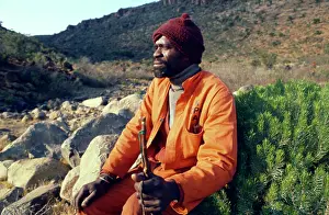 Herders: Sotho herdsman with whip