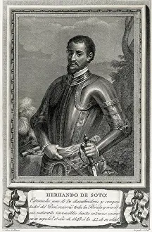 1499: SOTO, Hernando de (1499-1542). Spanish explorer