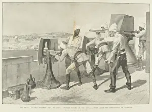 Sudan: The Soudan Advance - steaming back to Berber: playing Maxim