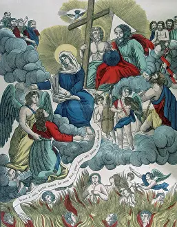 Purgatory: Souls released from purgatory welcomed into the
