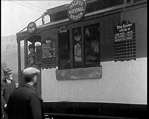 A Soup Kitchen Built in a Tram Known As the