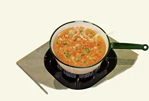 Heated: Soup Pot on Gas Burner