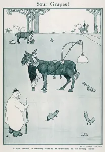 Sour: Sour Grapes! By William Heath Robinson