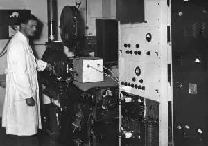 Transmitter: Source room in the Berlin Funkhaus, 1935
