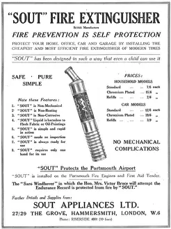 Sout: Sout Fire Extinguishers 1932