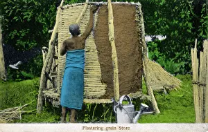 Captioned: South Africa - Native Village