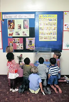 Learners: South Africa - Pre-school class in mine school