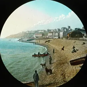 Folkstone: South Coast of England - Folkstone from the Pier