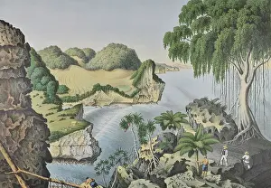 Junghuhn: South coast of Java, Indonesia