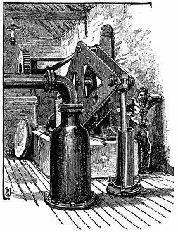 Brine: South Durham Salt Works, England: pumping engine