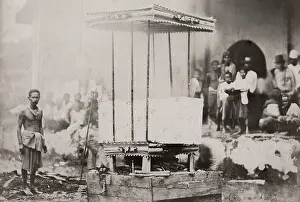 Cremation: South East Asia, image captioned as a middle class cremation