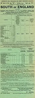 Cheap: South of England excursion flyer and timetable